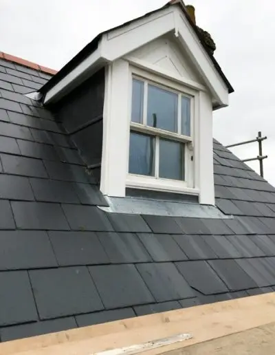 Slate roofing